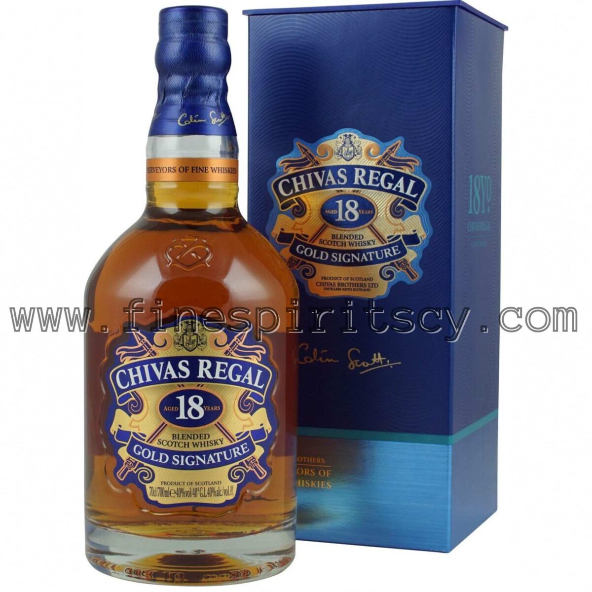 Chivas Regal 18 Years Old 700ml 70cl 0.7L Price Cyprus Blended Scotch Whisky