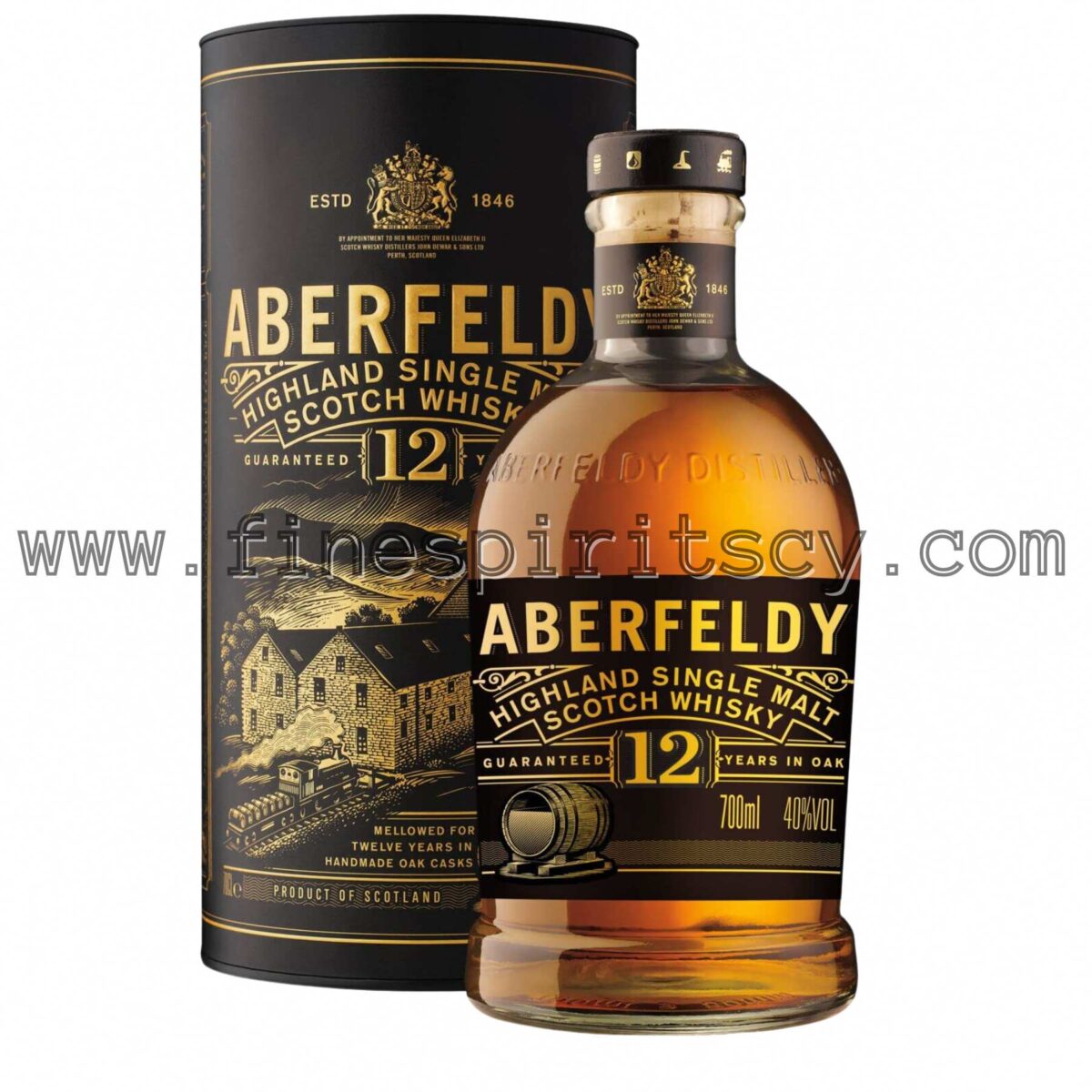 Aberfeldy 12 Year Old 700ml 70cl 0.7L Highland Single Malt Scotch