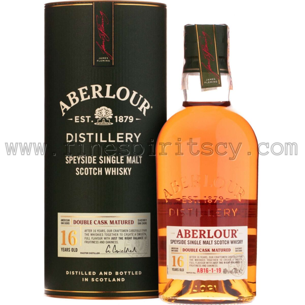 Aberlour 16 Year Old Double Cask Matured Whisky Cyprus Single Malt Price