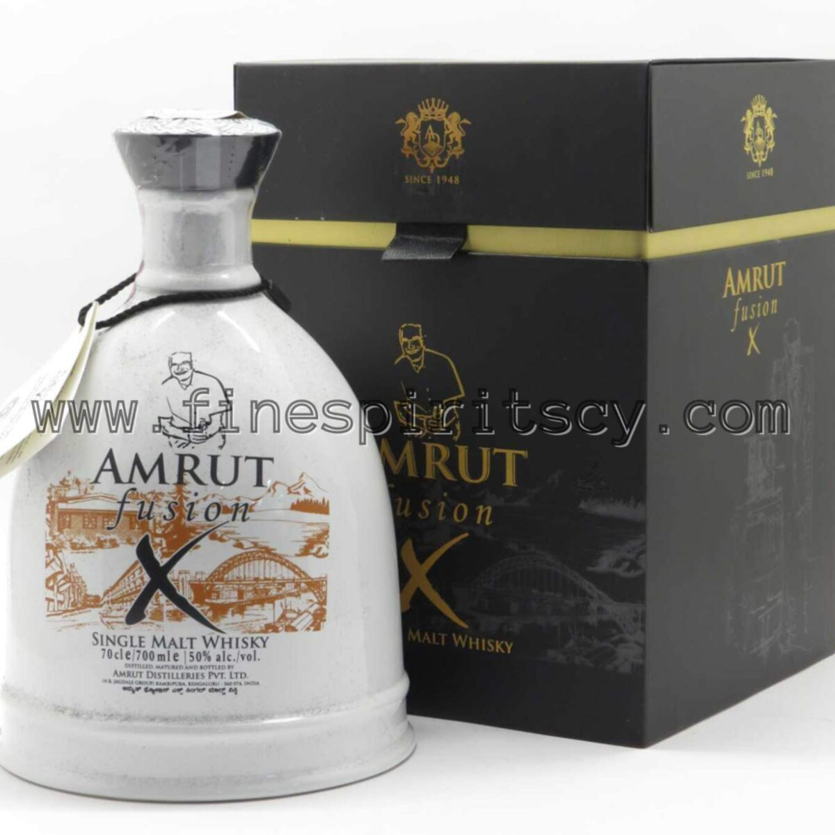 Amrut Fusion X with Box FSCY Cyprus Price 700ml 70cl 0.7L