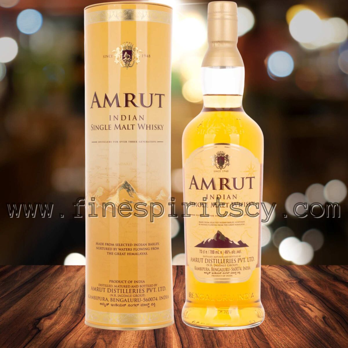 Amrut Indian Single Malt Whisky Himalaya Whiskey Cyprus Price FSCY Online