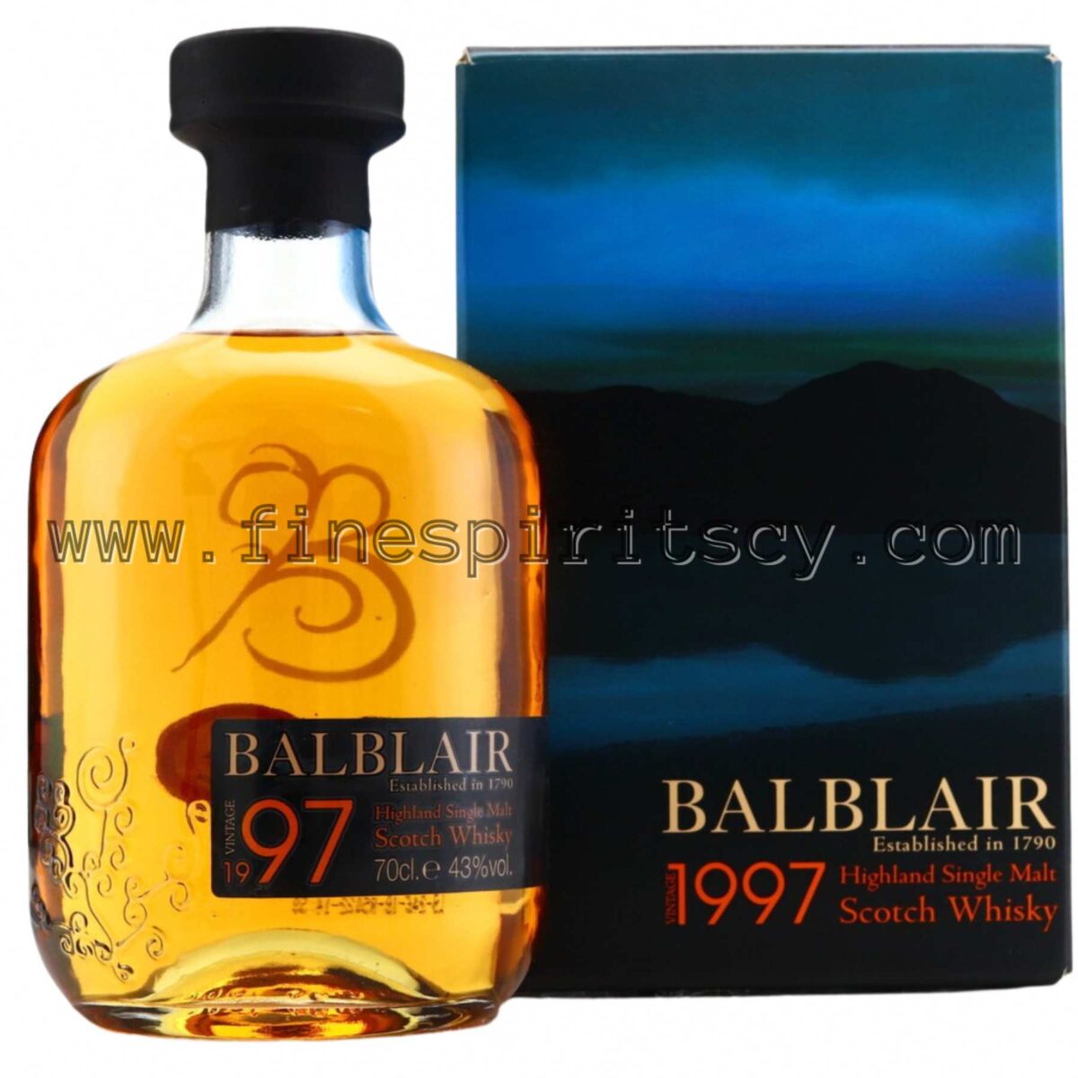Balblair 1997 Vintage 2009 FSCY Cyprus Price Order Online 700ml 70cl 0.7l