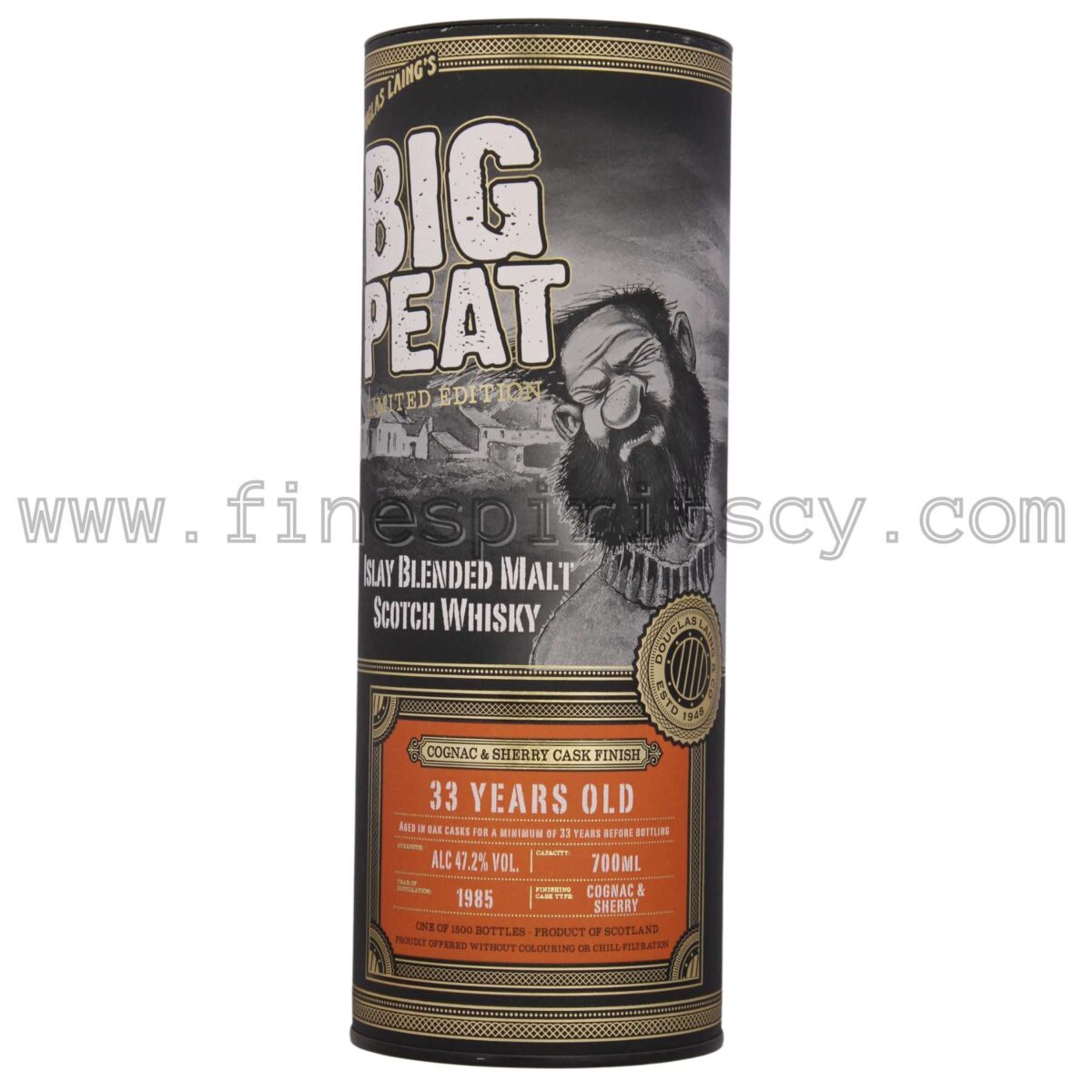 Big Peat 33 Year Old Limited Edition Islay Blended Malt Scotch Whisky Cyprus Price
