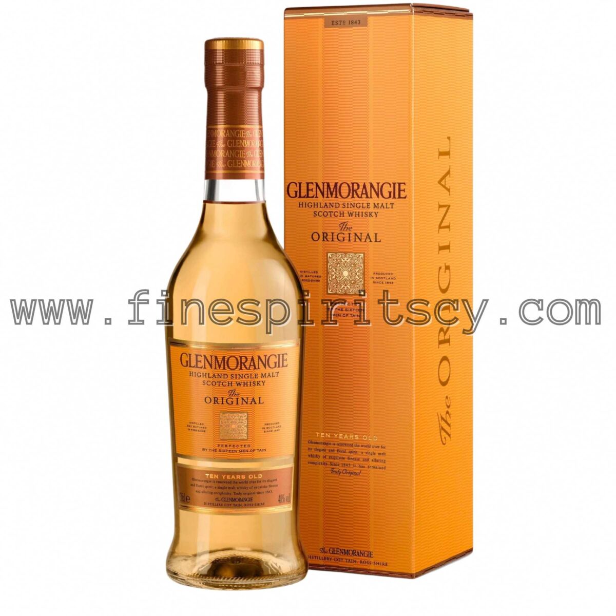 Glenmorangie 10 Year Old The Original Scotch Fine Spirits Cyprus 35cl 350ml
