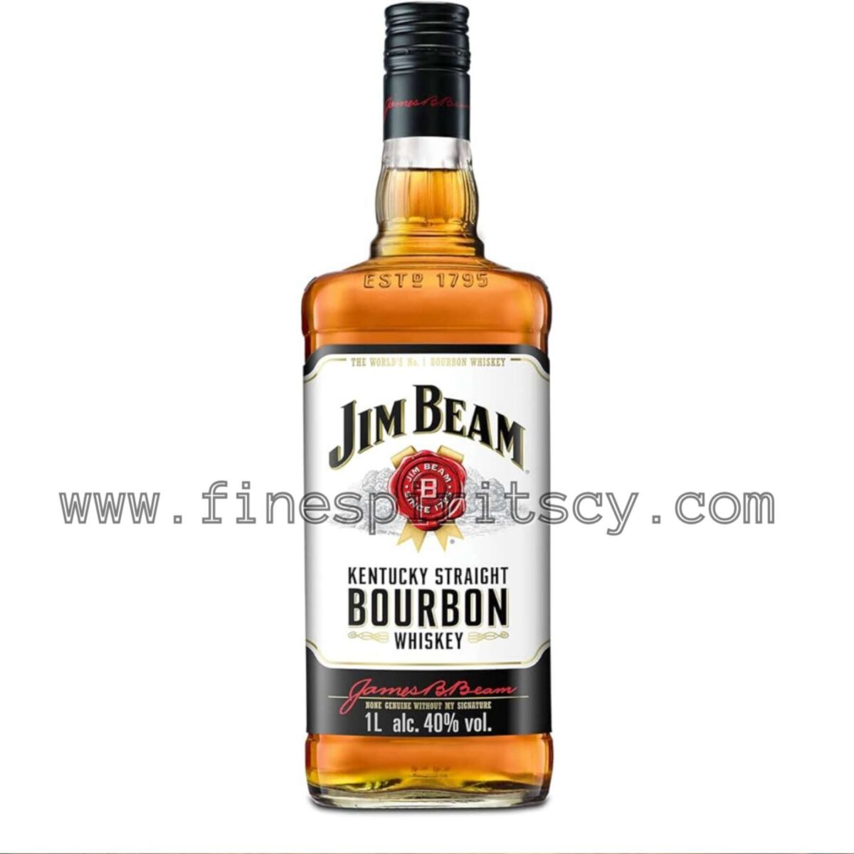 Jim Beam Kentucky Straight Bourbon Whiskey 1L 1000ml 100cl