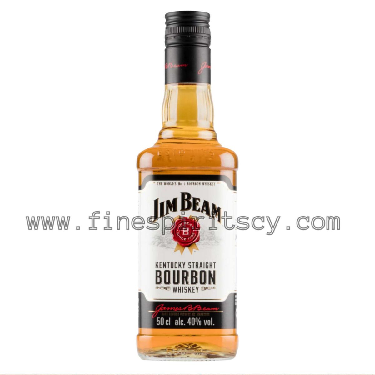 Jim Beam Kentucky Straight 500ml 50cl 0.5L Bourbon Cyprus Price Fine Spirits