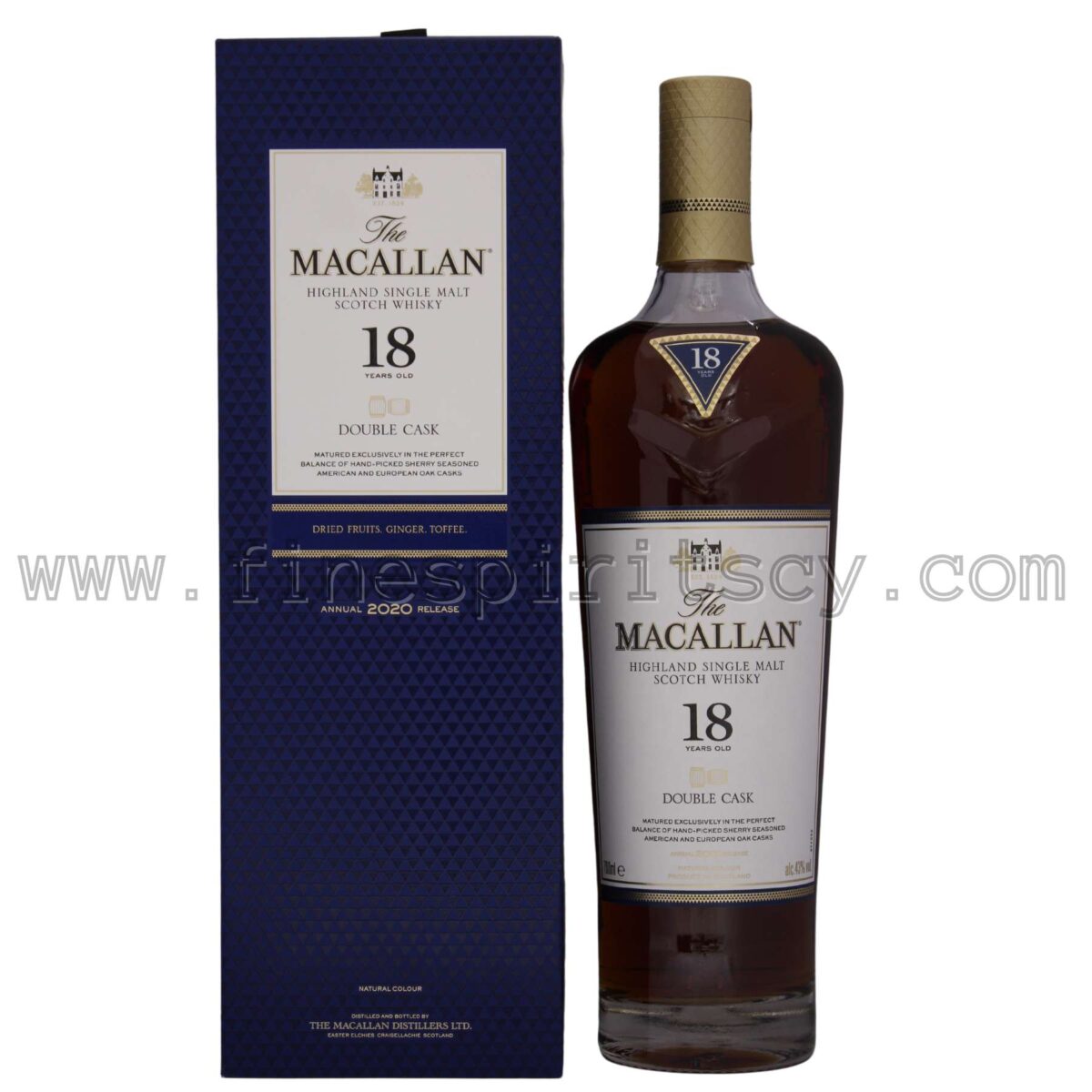 Macallan 18 Year Old Premium Scotch Double Cask Cyprus Price 2020