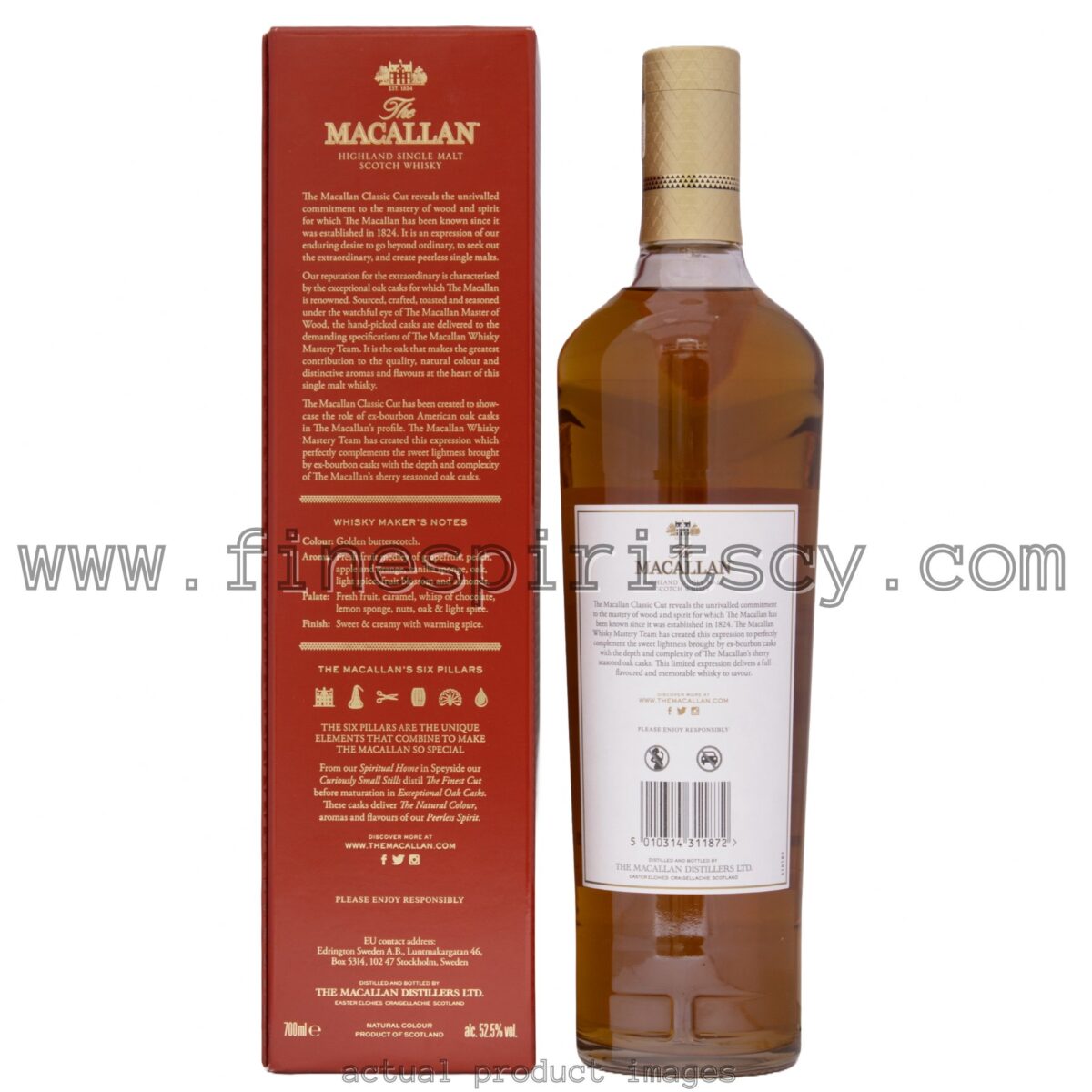 Macallan 2022 Price Cyprus Fine Spirits 700ml Rare Scotland Whisky