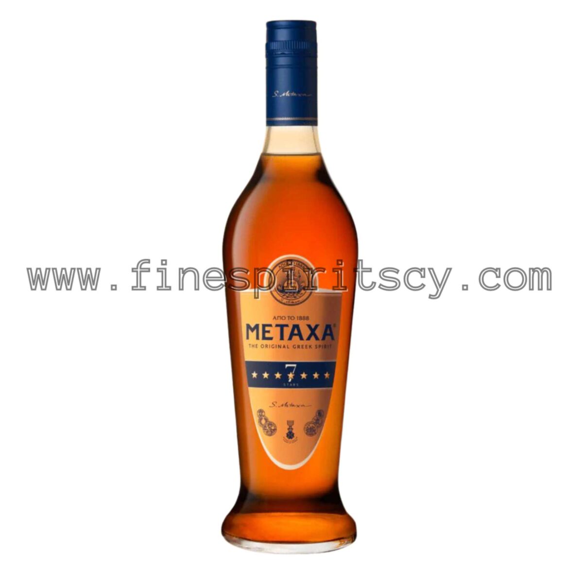 Metaxa 7 Star FSCY Cyprus Price 1000ml 100cl 1L Liter Litre brandy cognac order online