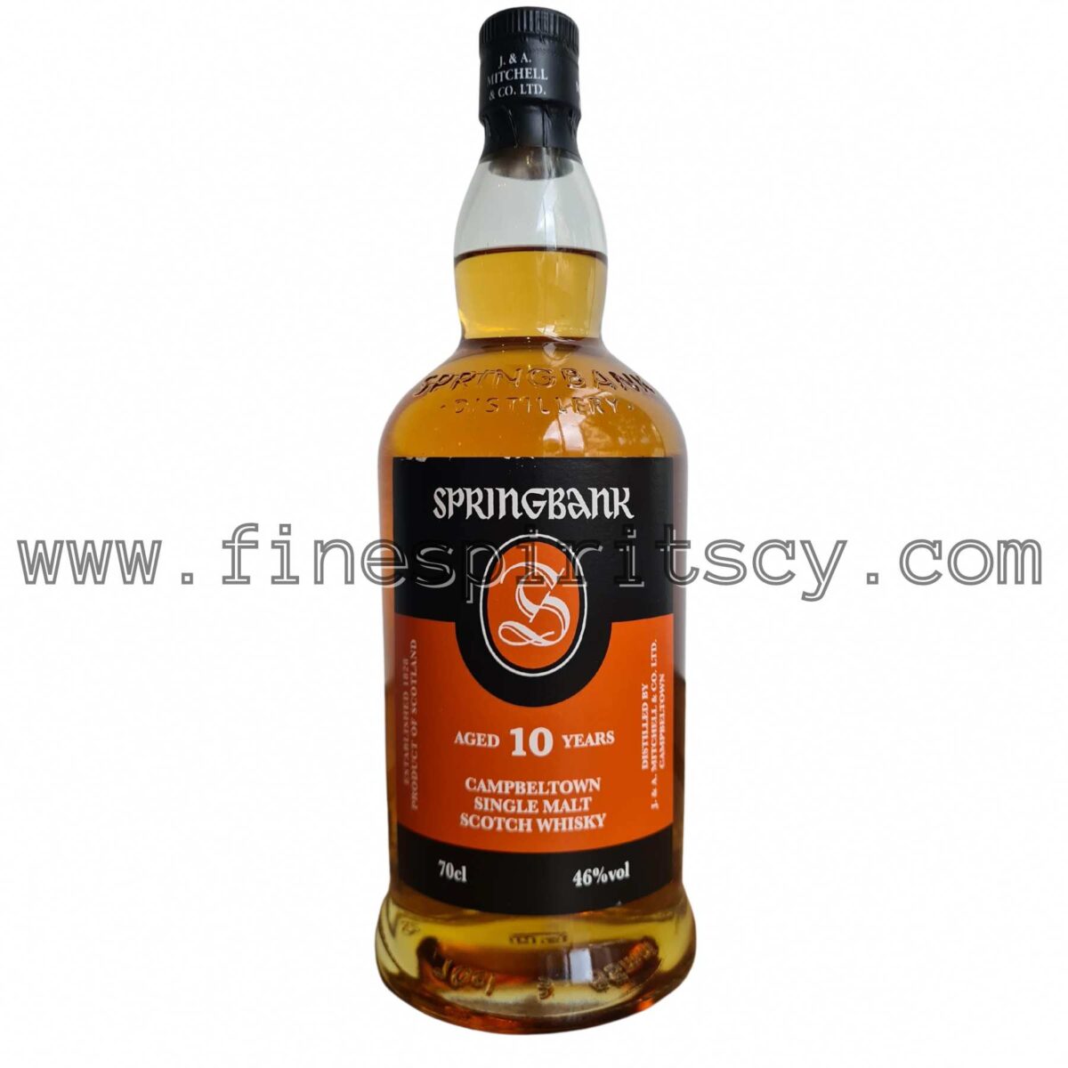 Springbank 10 year old Scotland Whisky Whiskey Cyprus 700ml 70cl 0.7L