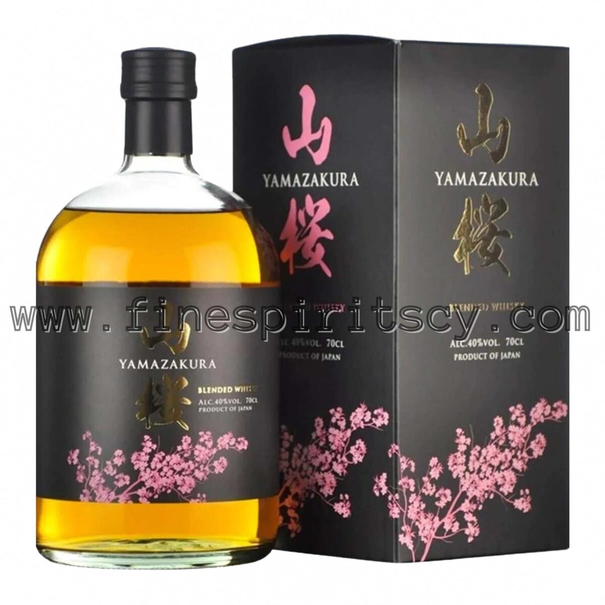 Yamazakura Fine Blended Japanese Japan Whisky Whiskey Malt Cyprus 700ml 70cl 0.7L