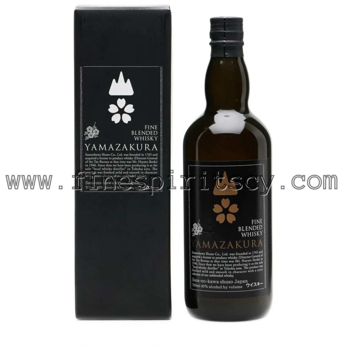 Yamazakura Fine Blended Japanese Japan Whisky Whiskey Malt Cyprus 700ml 70cl 0.7L