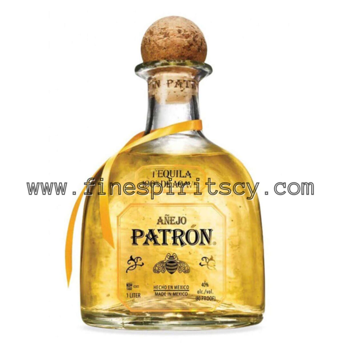 Patron Anejo Tequila 1L 1000ml 100cl Price Cyprus Fine Spirits FSCY