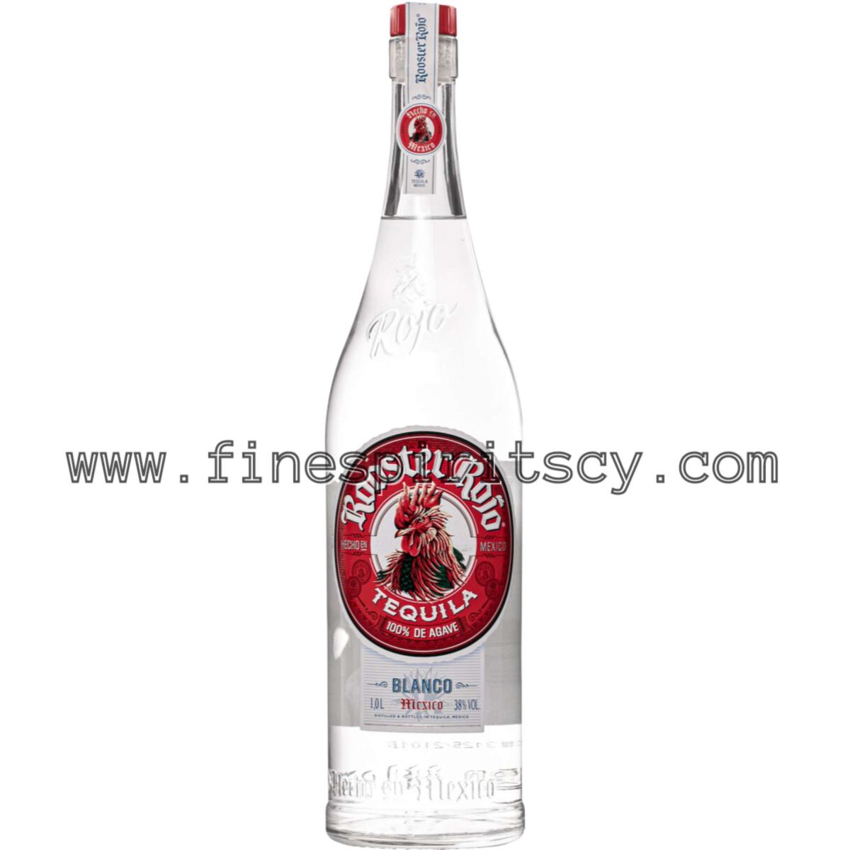 Rooster Rojo Blanco FSCY 1L Tequila 100cl 1000ml Liter Litre Cyprus Mexican Price