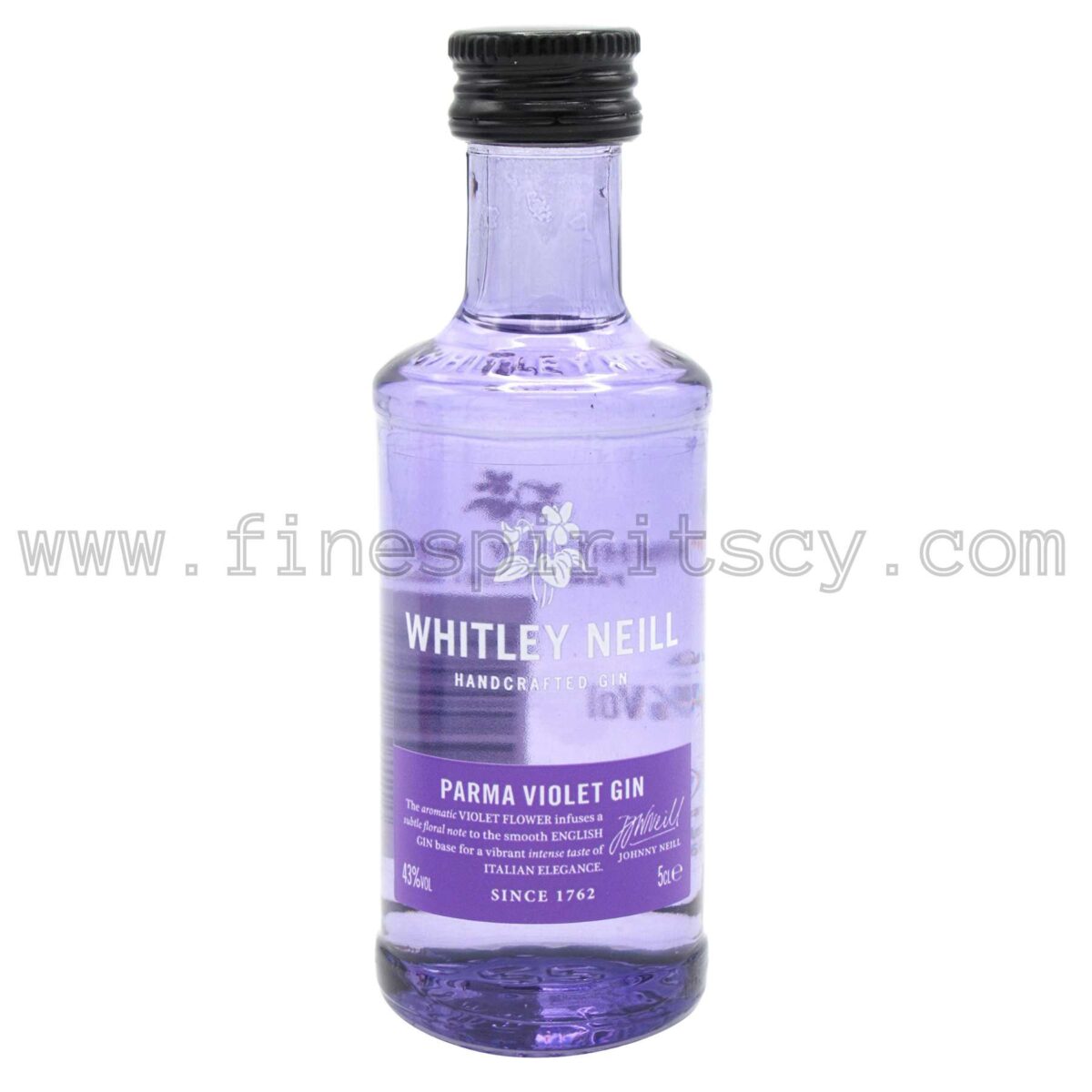 Whitley Neill Parma Violet Mini Miniature Gin 50ml 5cl Price Cyprus FSCY