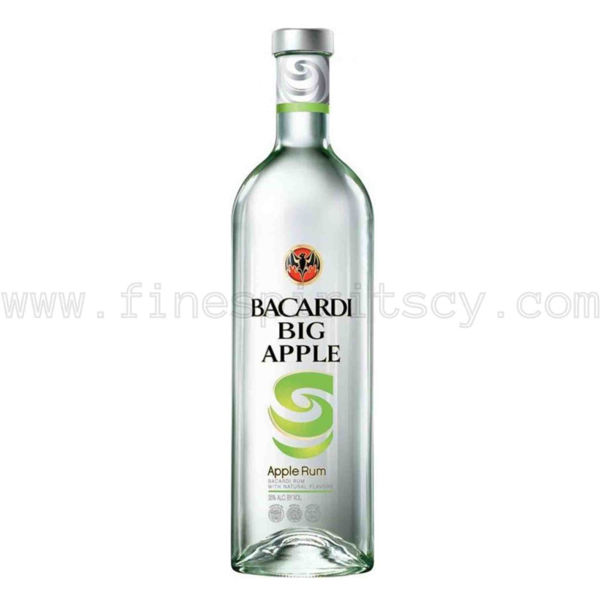 Bacardi Big Apple Flavored Rum 1000ml 100cl 1L Litre Liter