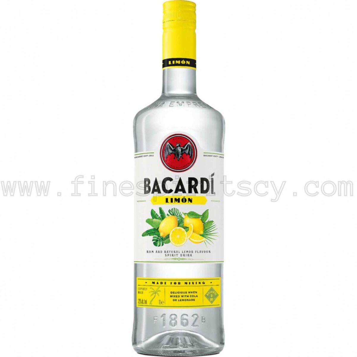 Bacardi Limon Lemon Flavored Rum Cyprus Price Order Online Fine Spirits