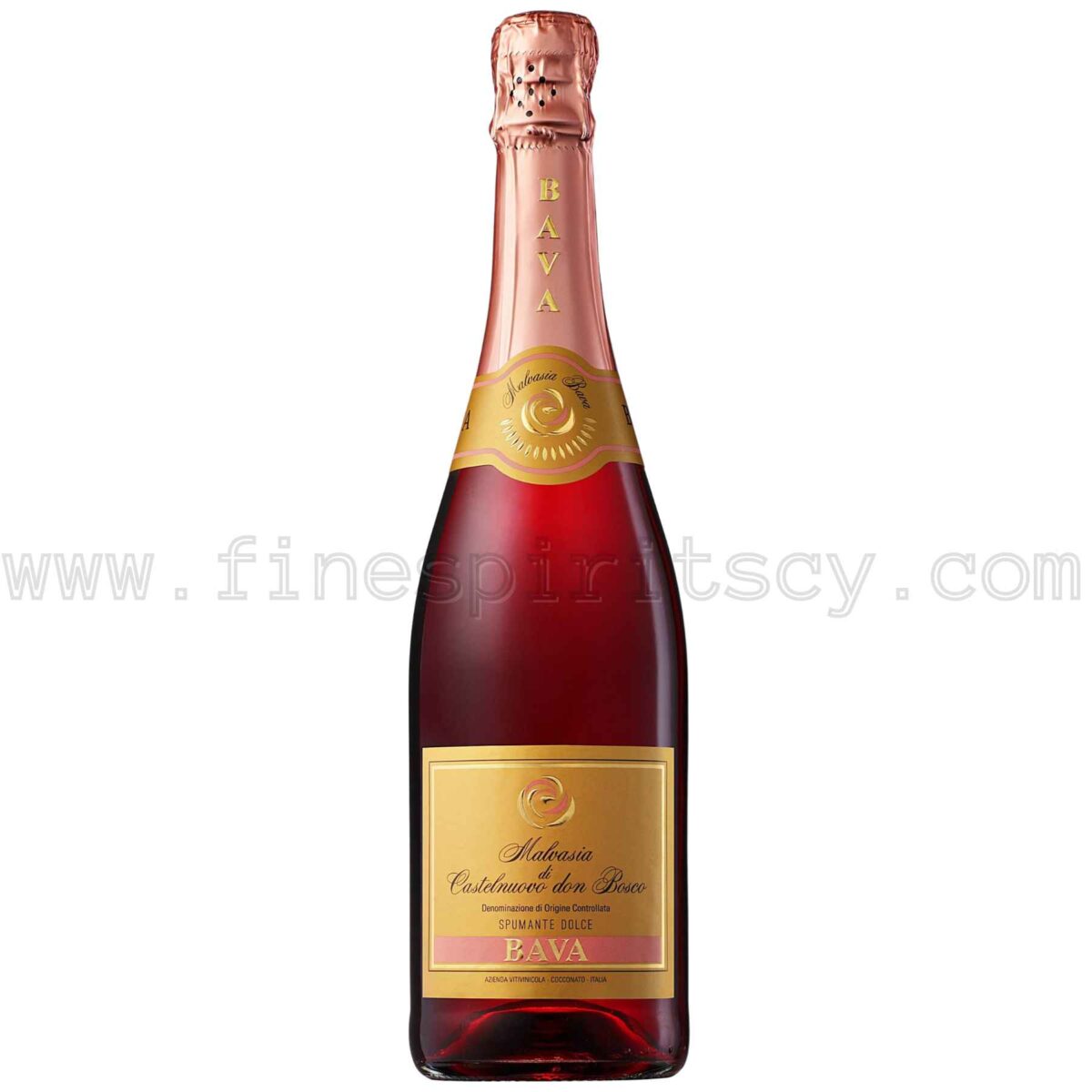 Bava Malvasia Spumante Rose Sparkling Wine 750ml