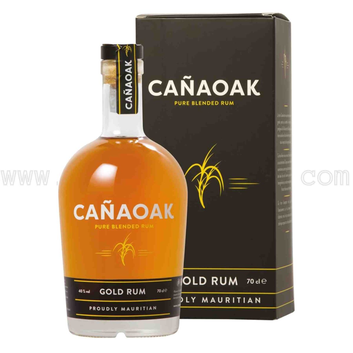 Canaoak Gold Rum Pure Blended Mauritian 700ml 70cl 0.7L