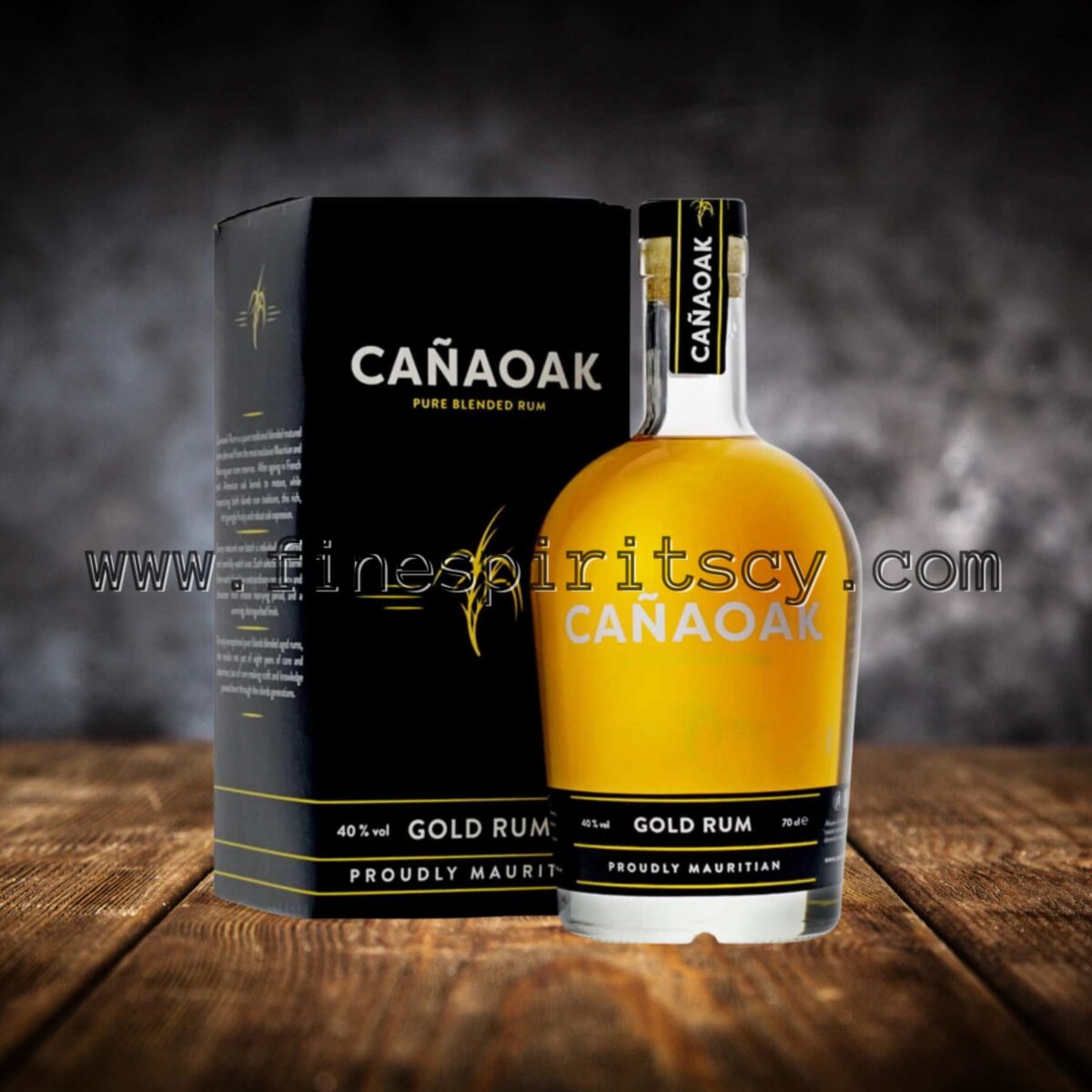 Canaoak Pure Blended Gold Rum Cyprus Price Fine Spirits FSCY