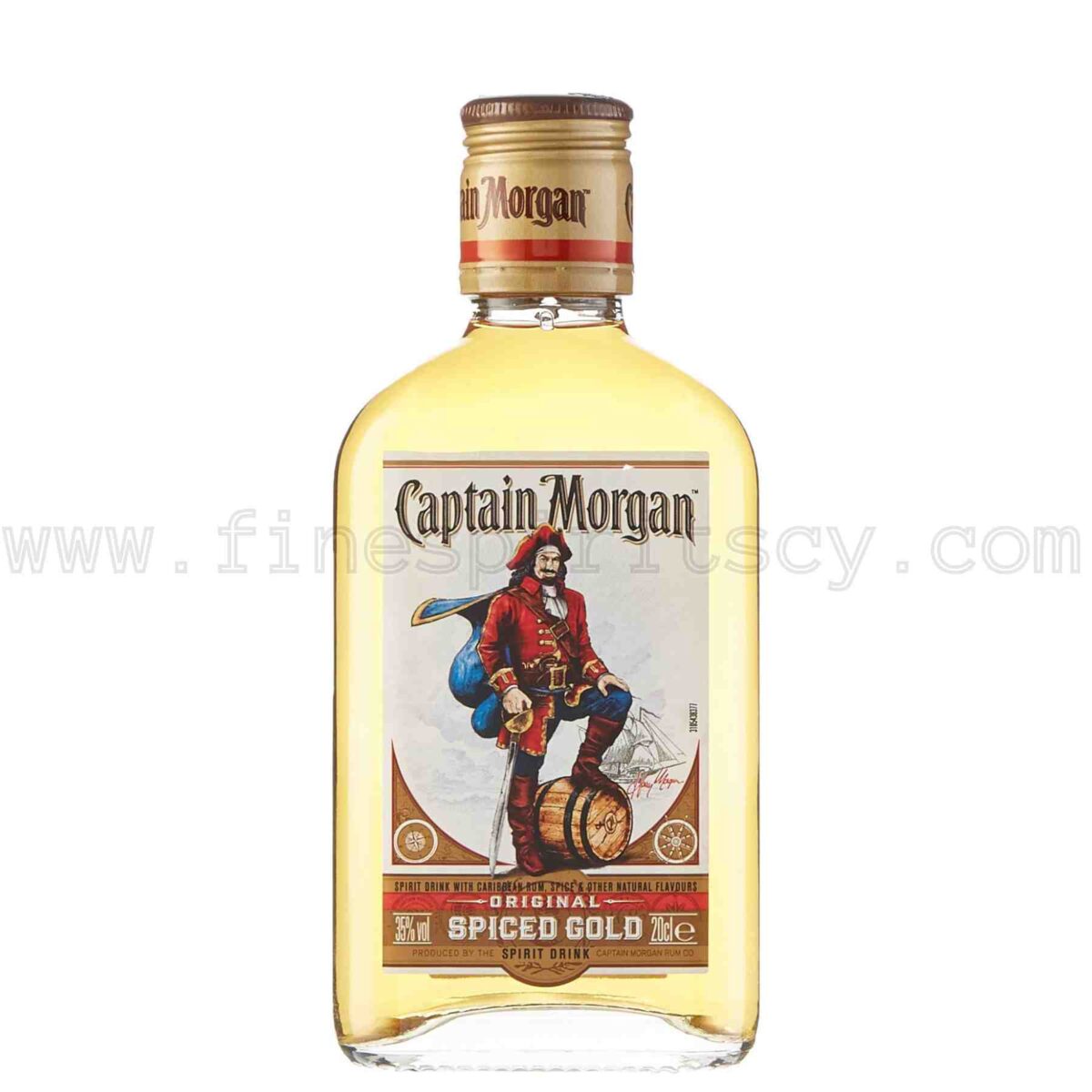 Captain Morgan Original Spiced Gold Spirit Drink 200ml 20cl 0.2L