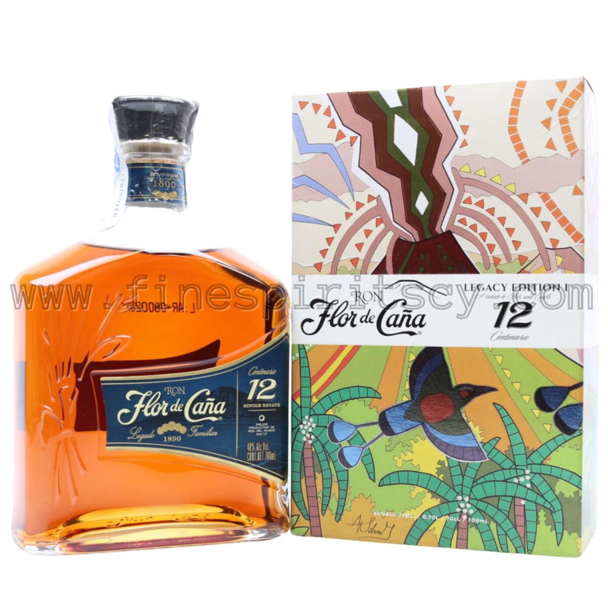 Flor De Cana 12 Year Old 12YO Price Cyprus Rum Fine Spirits CY Legacy Edition 1