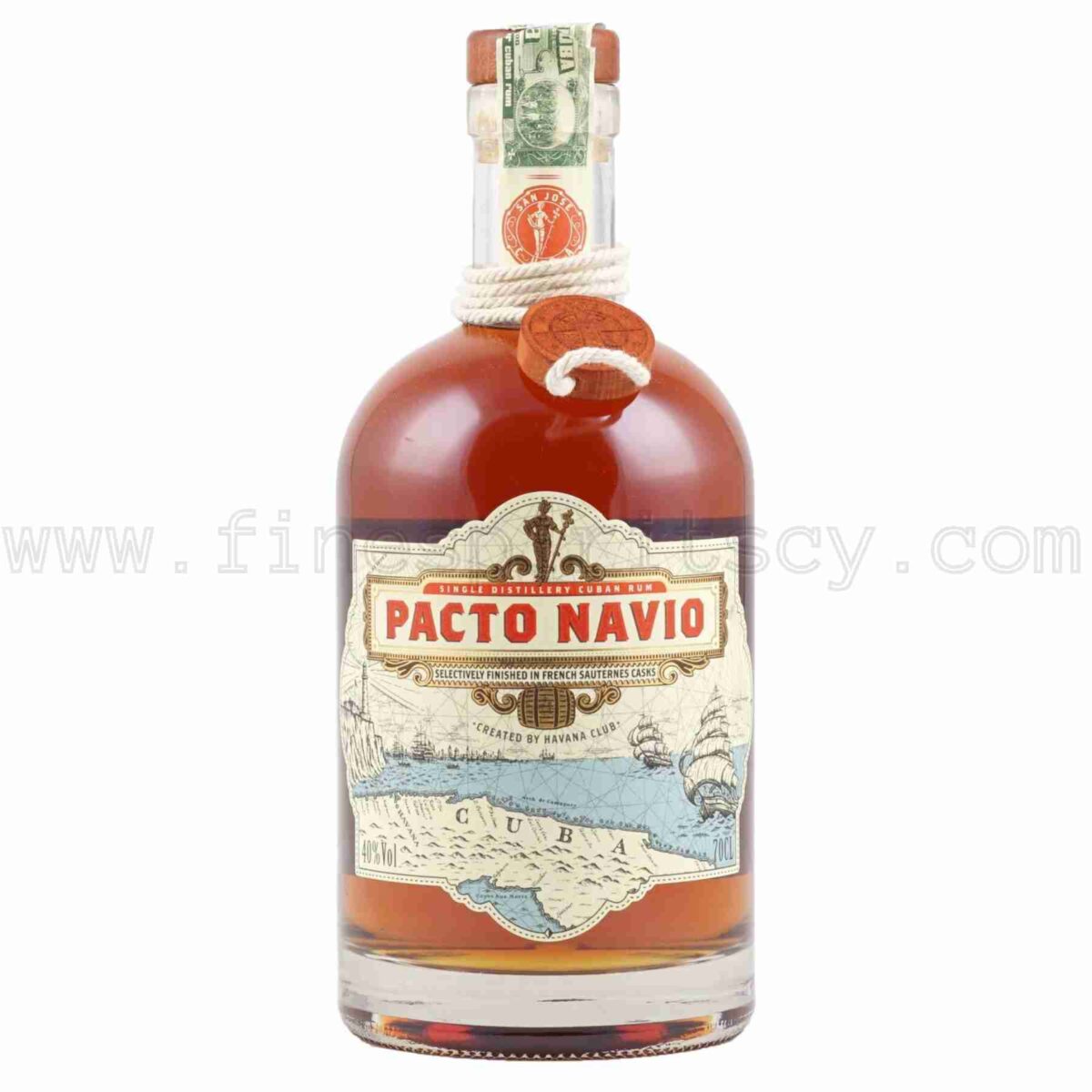 Pacto Navio Rum Created By Havana Club 700ml 70cl 0.7L