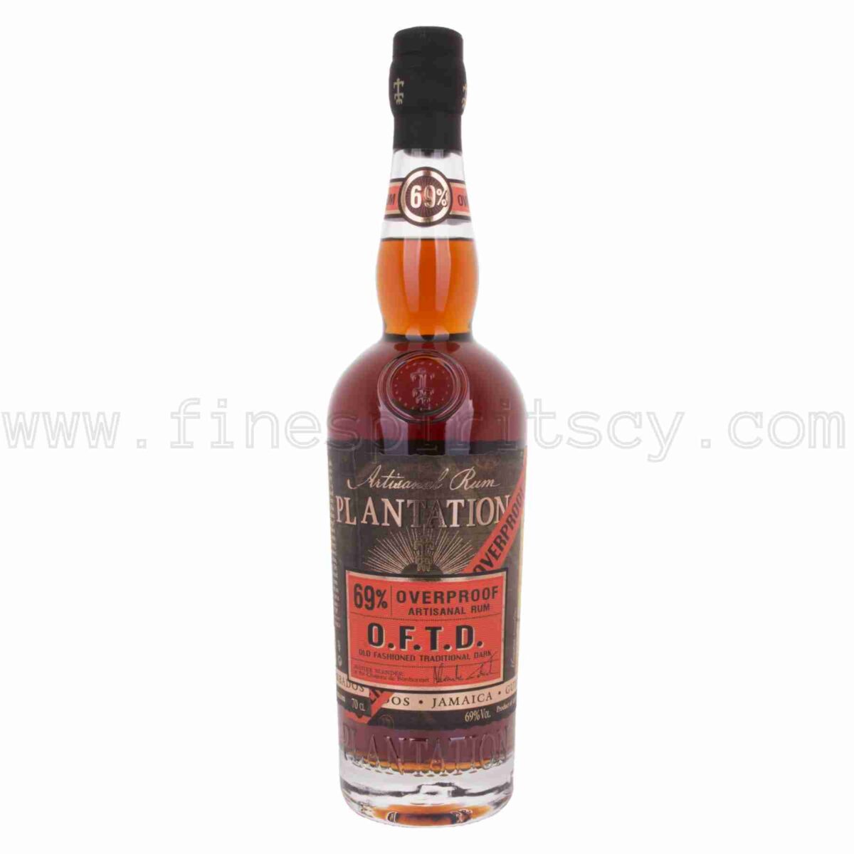 Plantation Overproof OFTD 69% 138 Proof ABV 700ml 70cl 0.7L