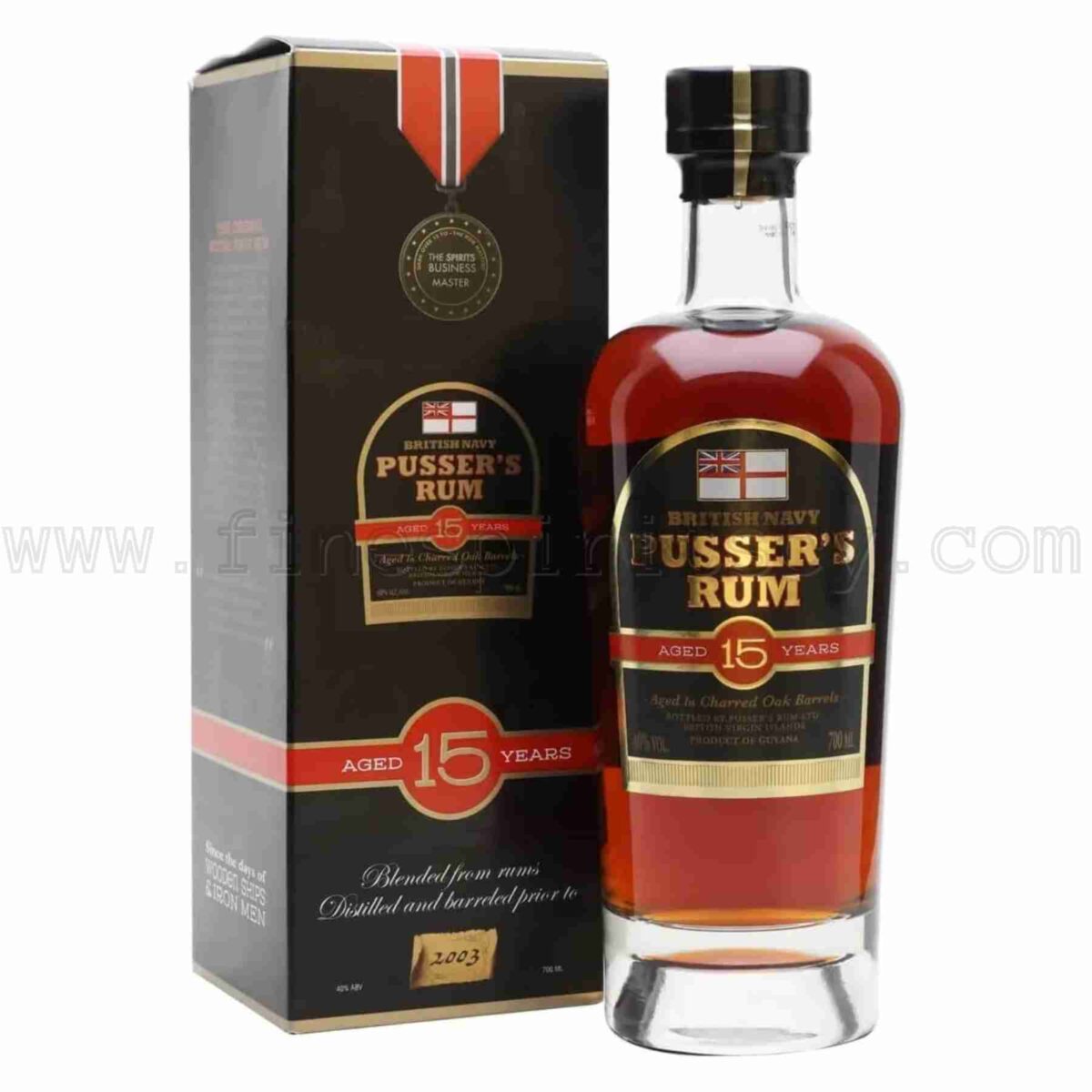 Pussers 15 Year Old 700ml 70cl 0.7L