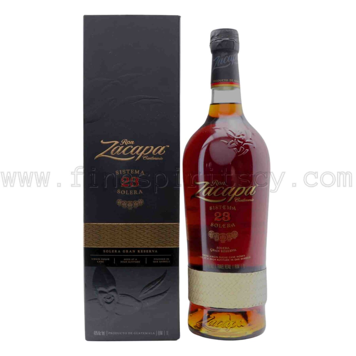 Ron Zacapa 23 Years Old Sistema Solera Centenario Liter Litre 1000ml 100cl 1L