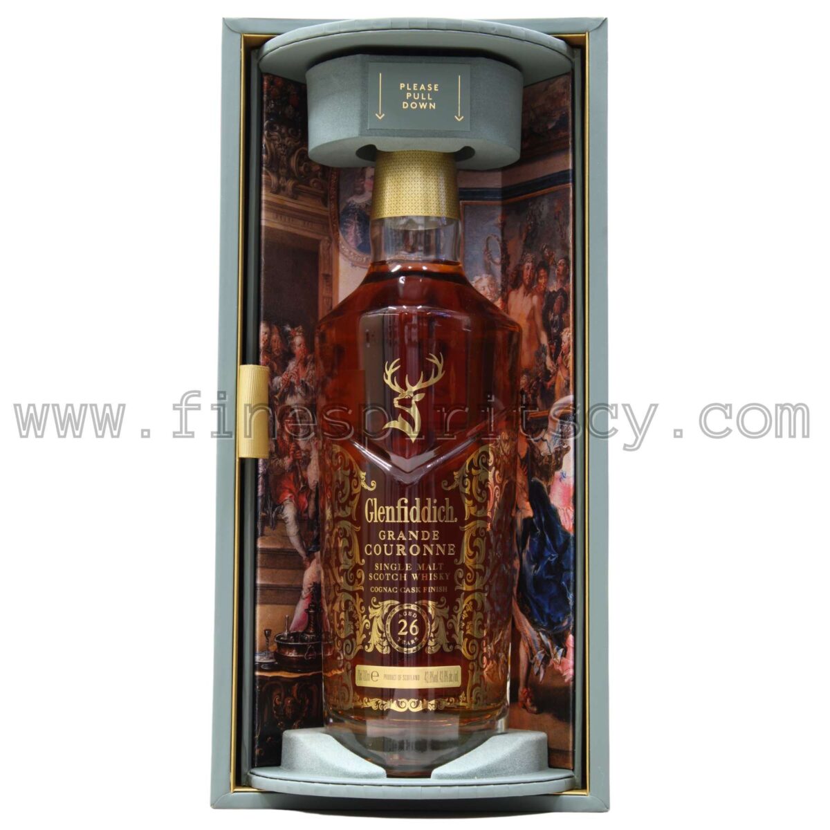 Glenfiddich 26 Years Old Grande Couronne Open Box Bottle Cyprus Price Order Online