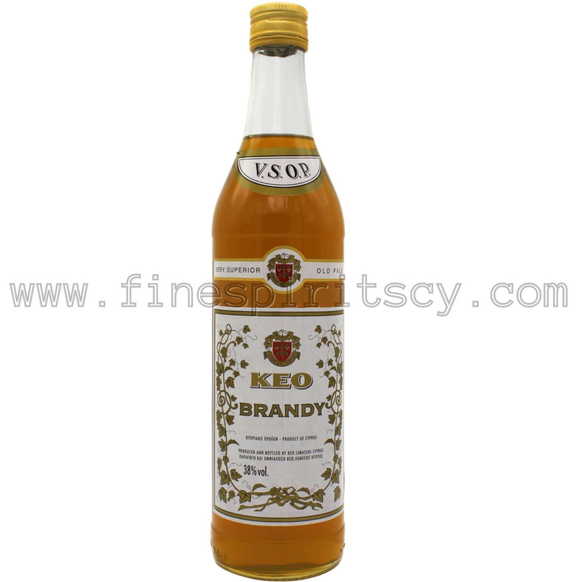KEO Brandy VSOP 1000ml 100cl 1L Liter Litre Price Cyprus Fine Spirits CY
