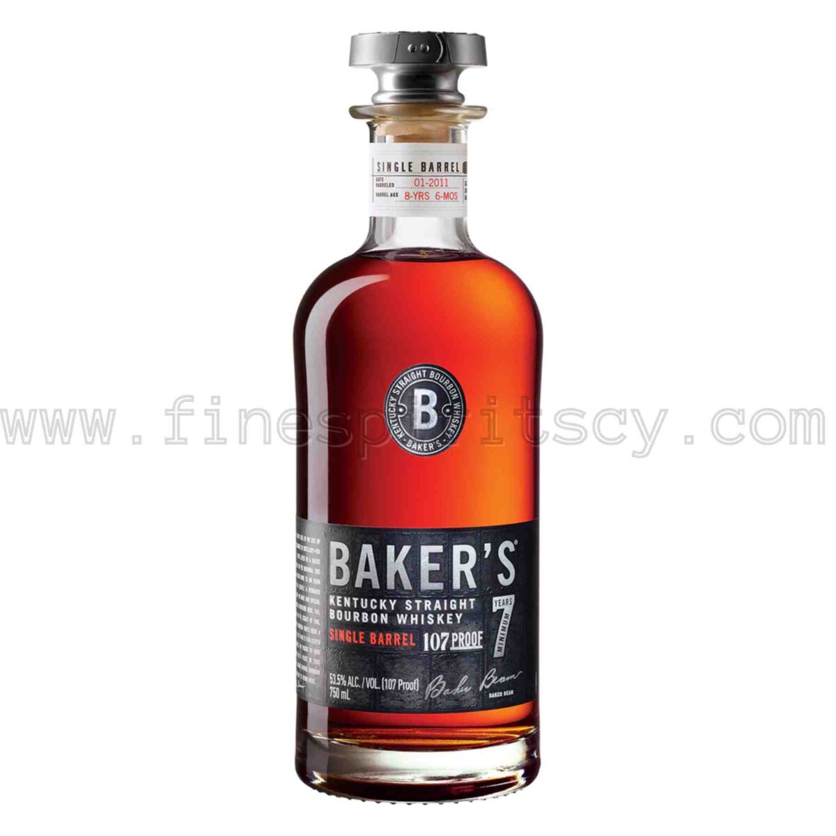Bakers 7 Year Single Barrel 107 Proof 750ml 75cl 0.75L