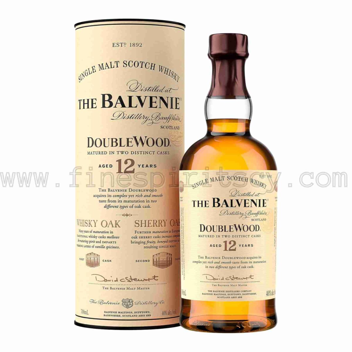 Balvenie 12 Year Old Doublewood Sherry Oak Whisky Barrel 700ml 70cl 0.7L