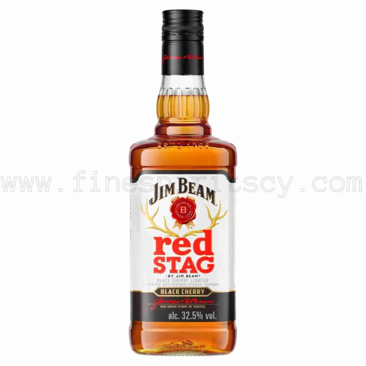 Jim Beam Black Cherry Red Stag 1000ml 100cl 1L Liter Litre