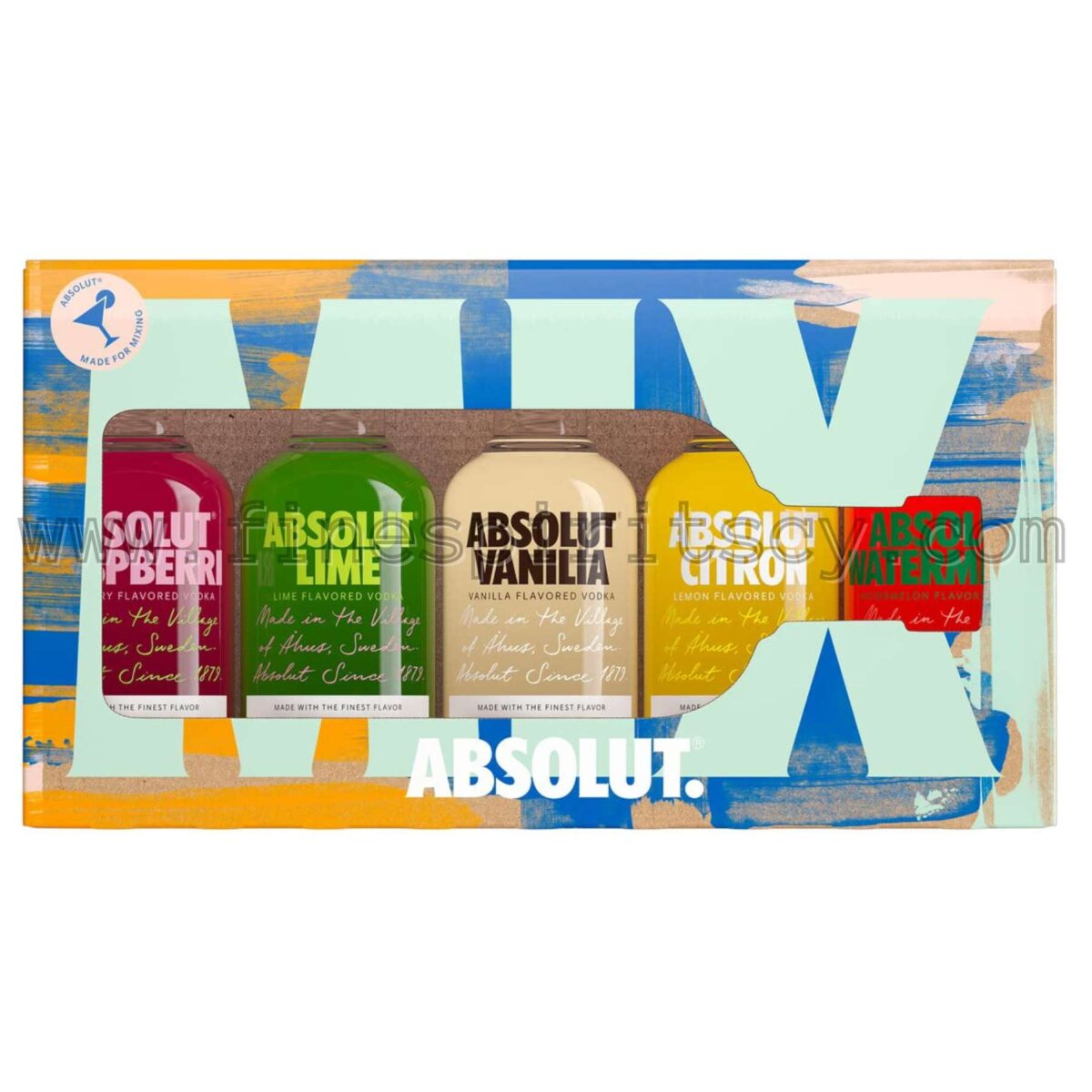 Absolut 5 Pack Mini Vodka Price Cyprus Gift Set Mix Idea Mixology Cocktail Cyprus