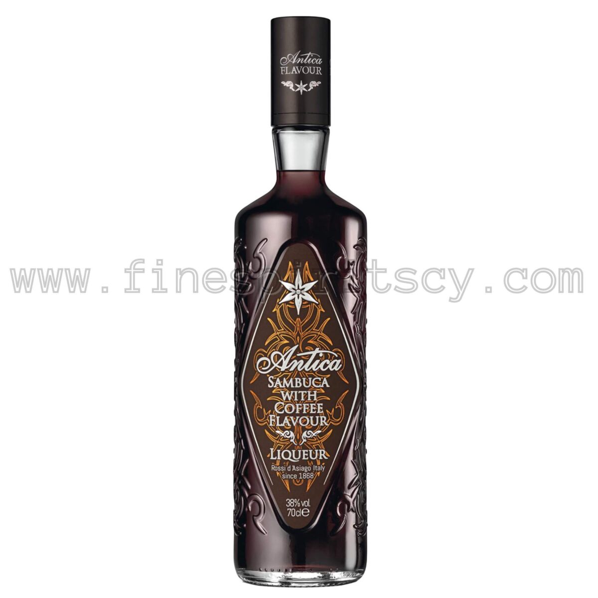 Antica Sambuca Coffee Flavour Liqueur 700ml 70cl 0.7L Cyprus Fine Spirits CY