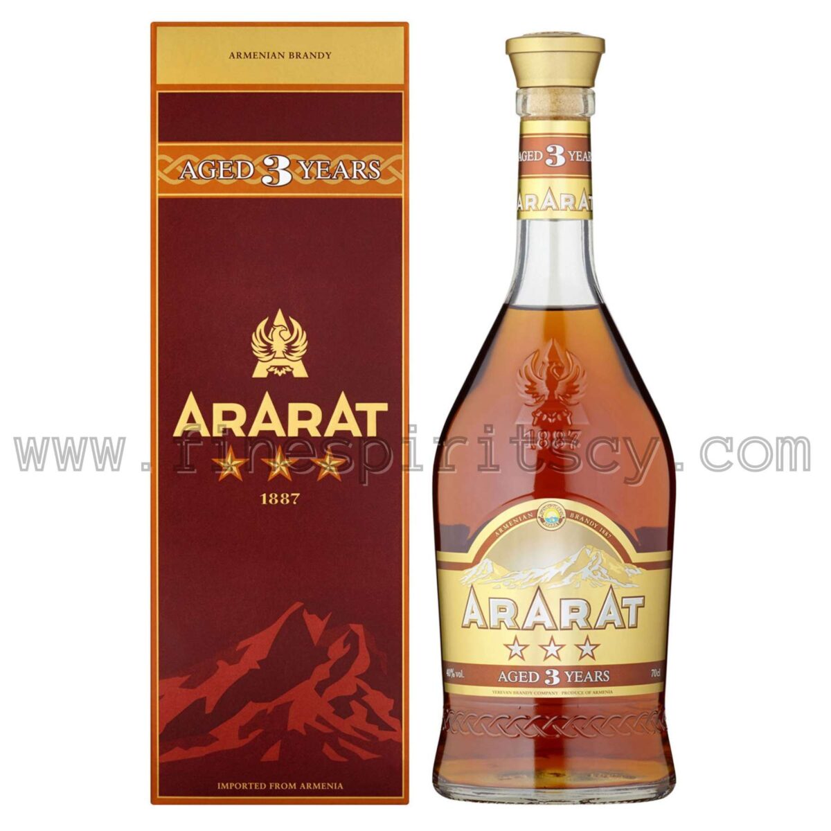 Ararat 3YO 3* Price Fine Spirits CY Cyprus Online Order Best Cheap 700ml 70cl 0.7L
