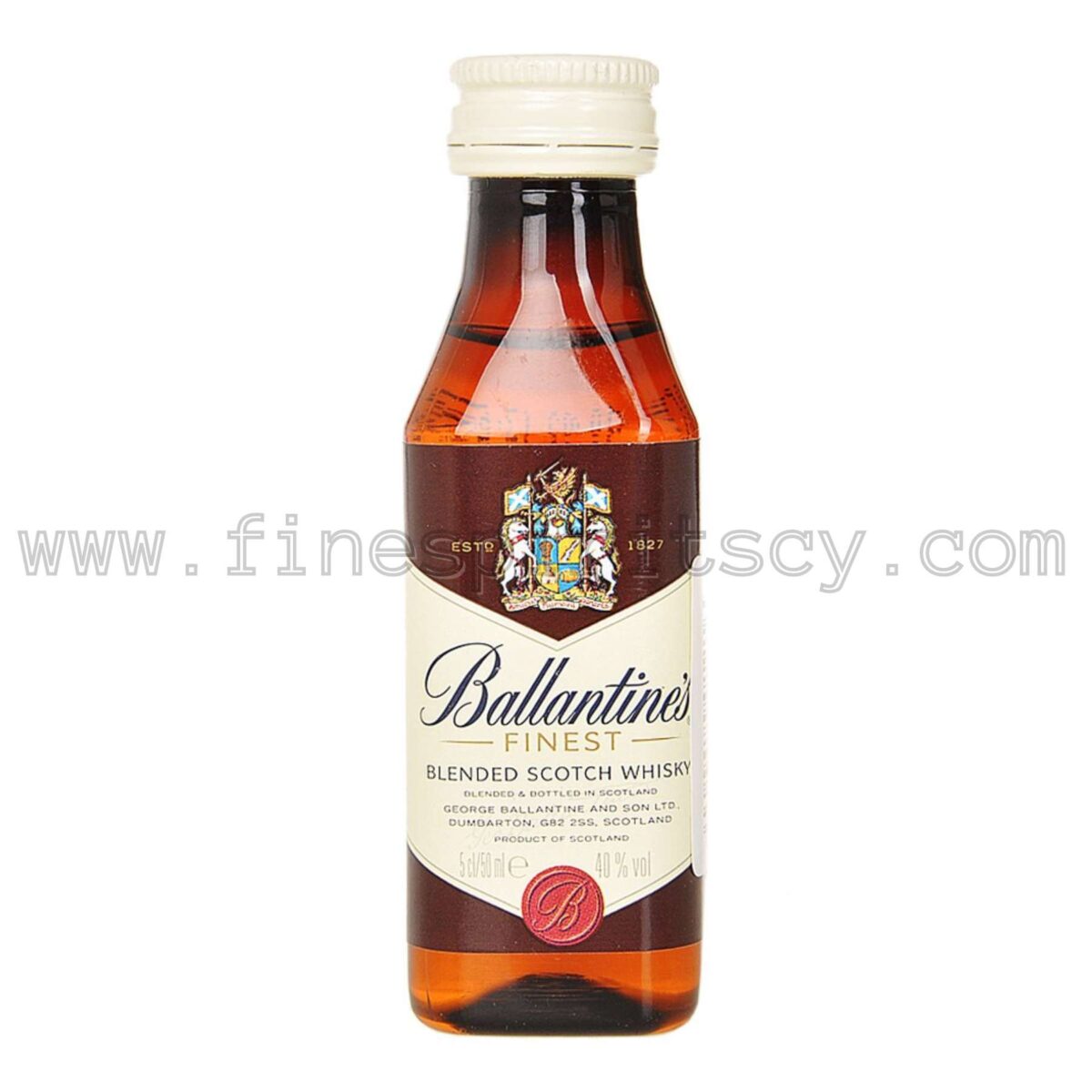 Ballantines Finest 50ml 5cl Cyprus Price Online Order FSCY Original Mini Miniature