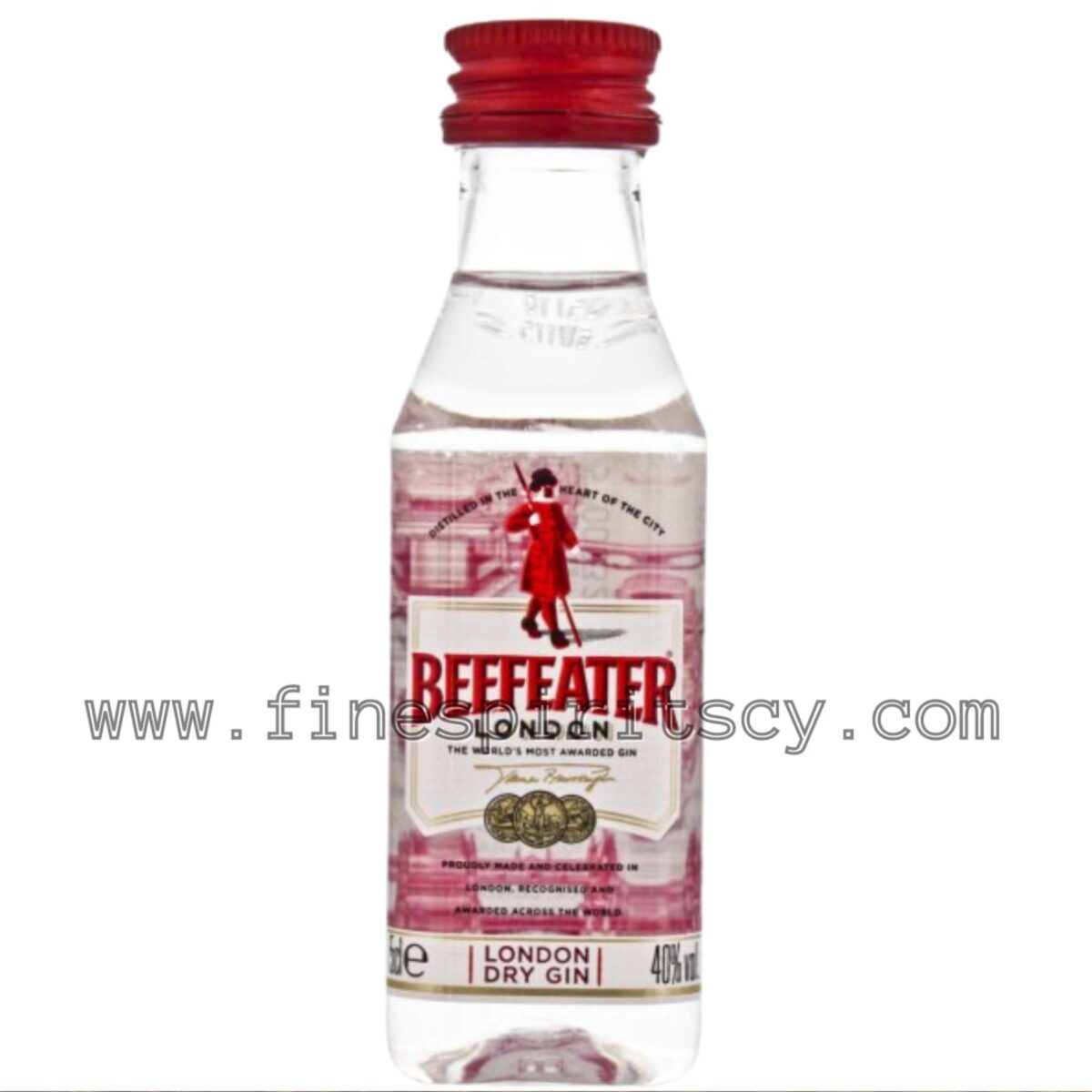 Beefeater London Dry Gin Mini Miniature 50ml 5cl Collect Fine Spirits Cyprus CY