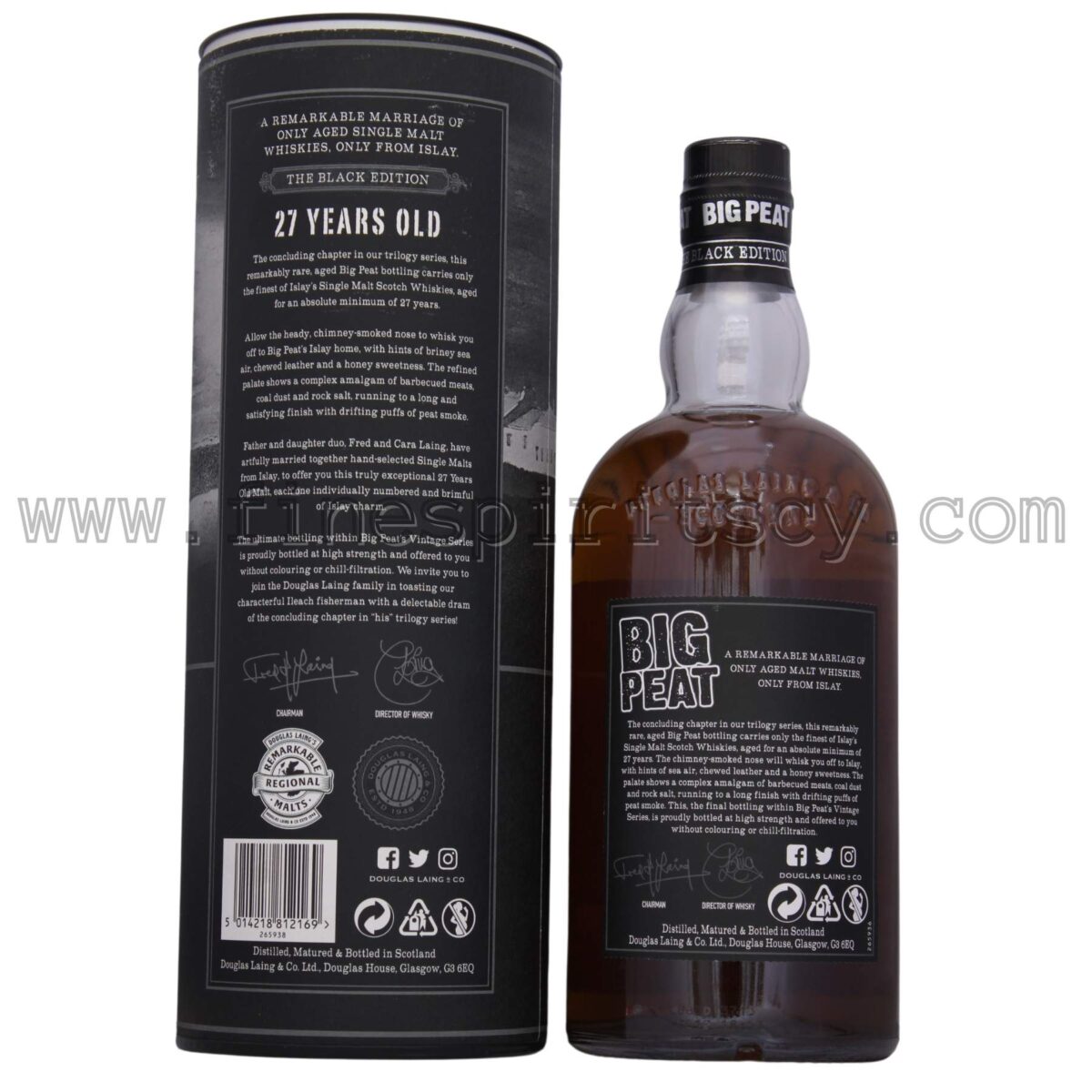 Big Peat 27 Years Old The Vintage Series Black Edition Order Online Scotch Europe CY