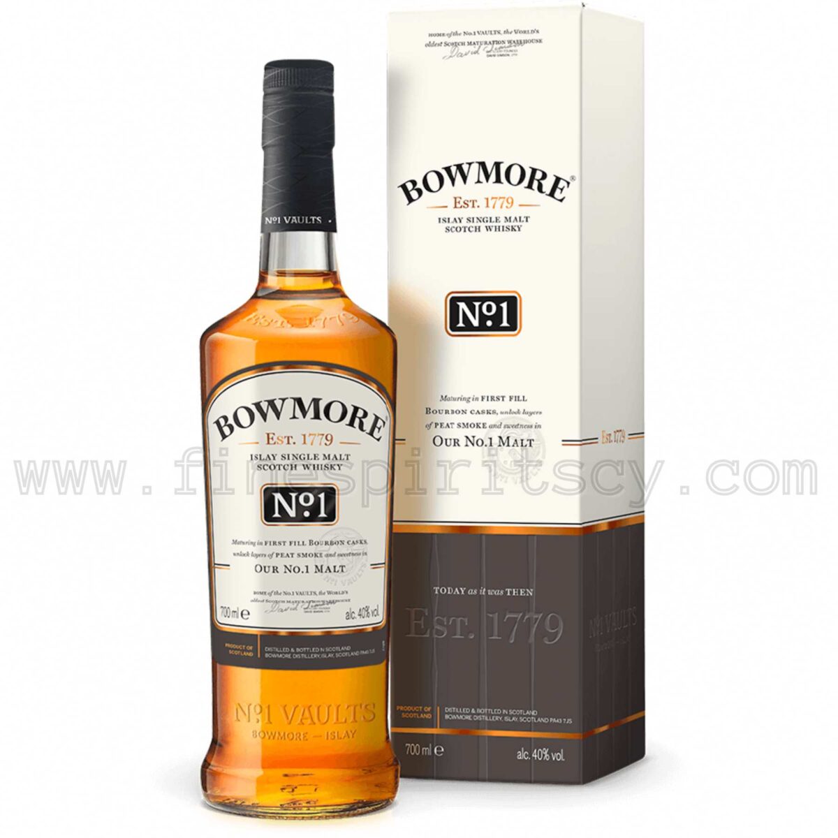 Bowmore No 1 Islay Single Malt Bourbon Cask Price Cyprus Whisky Whiskey