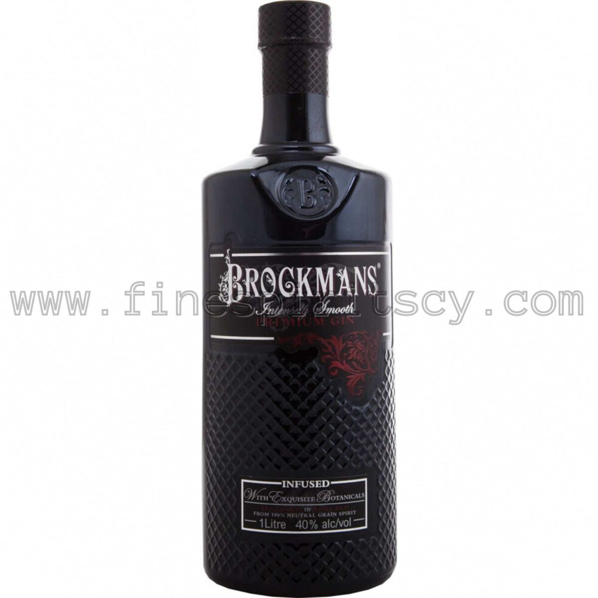 Brockmans Gin 1000ml 100cl 1L Liter Litre Price Cyprus Fine Spirits CY Order Online