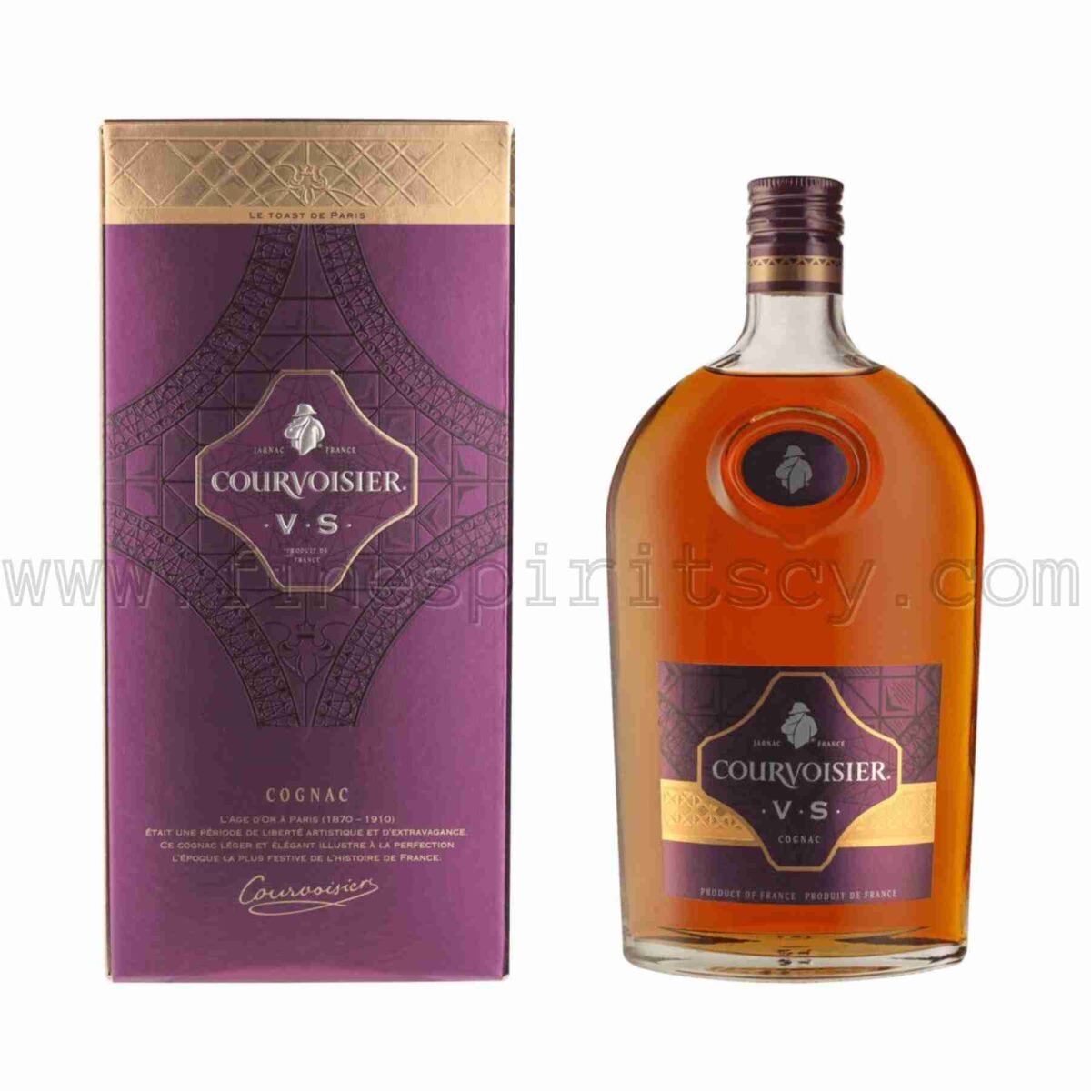 Courvoisier VS 500ml 50cl 0.5L half litre liter bottle