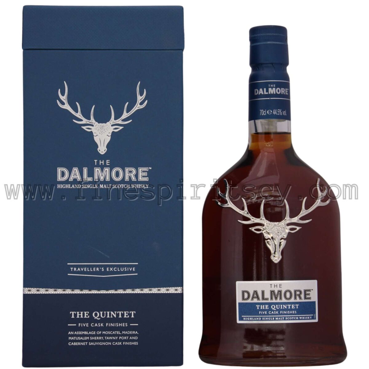 Dalmore Quintet Front Side Bottle Box Whisky Online Whiskey CY Cyprus FSCY