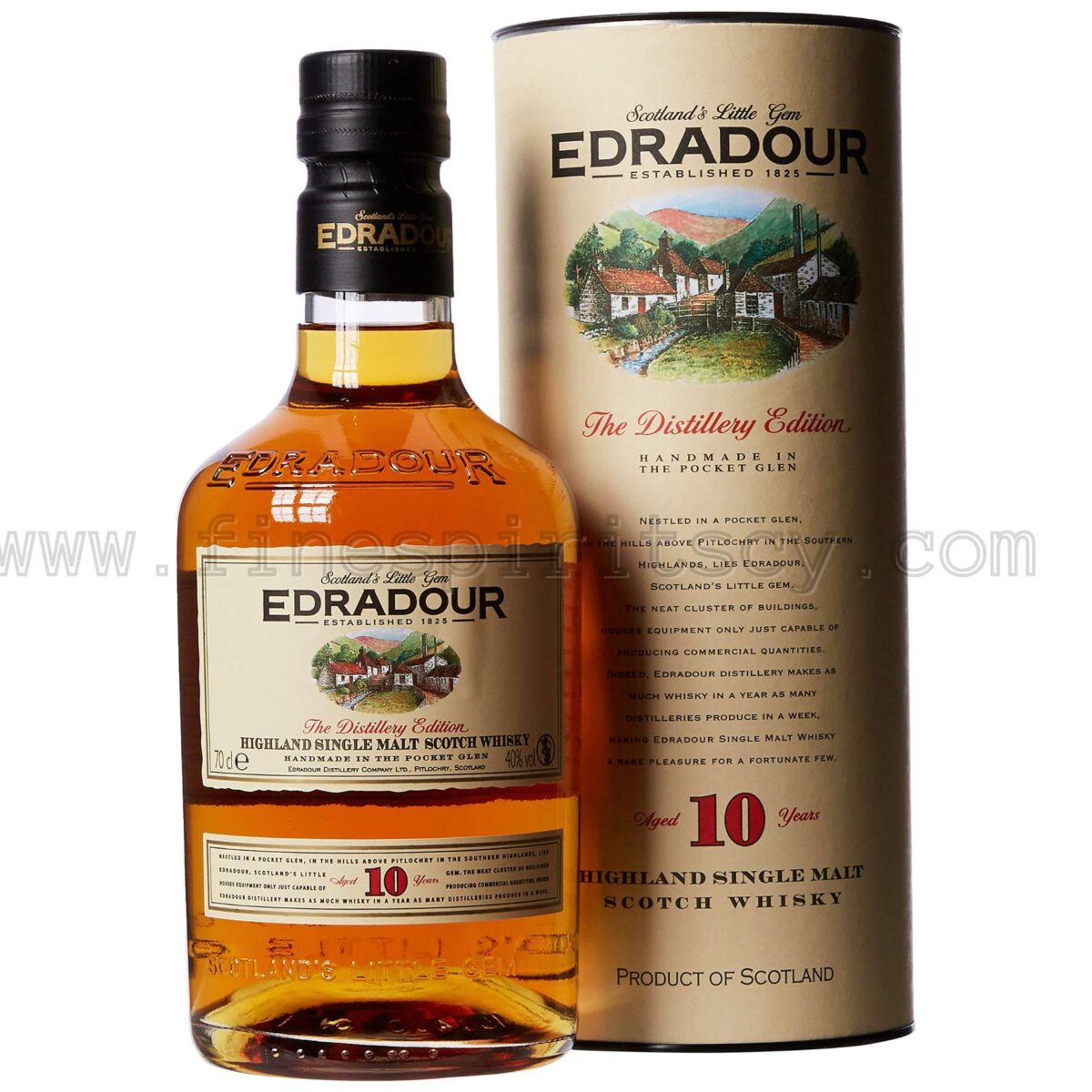 Edradour Distillery Edition 10 Year Old Price Whiskey Whisky Cyprus 700ml 70cl