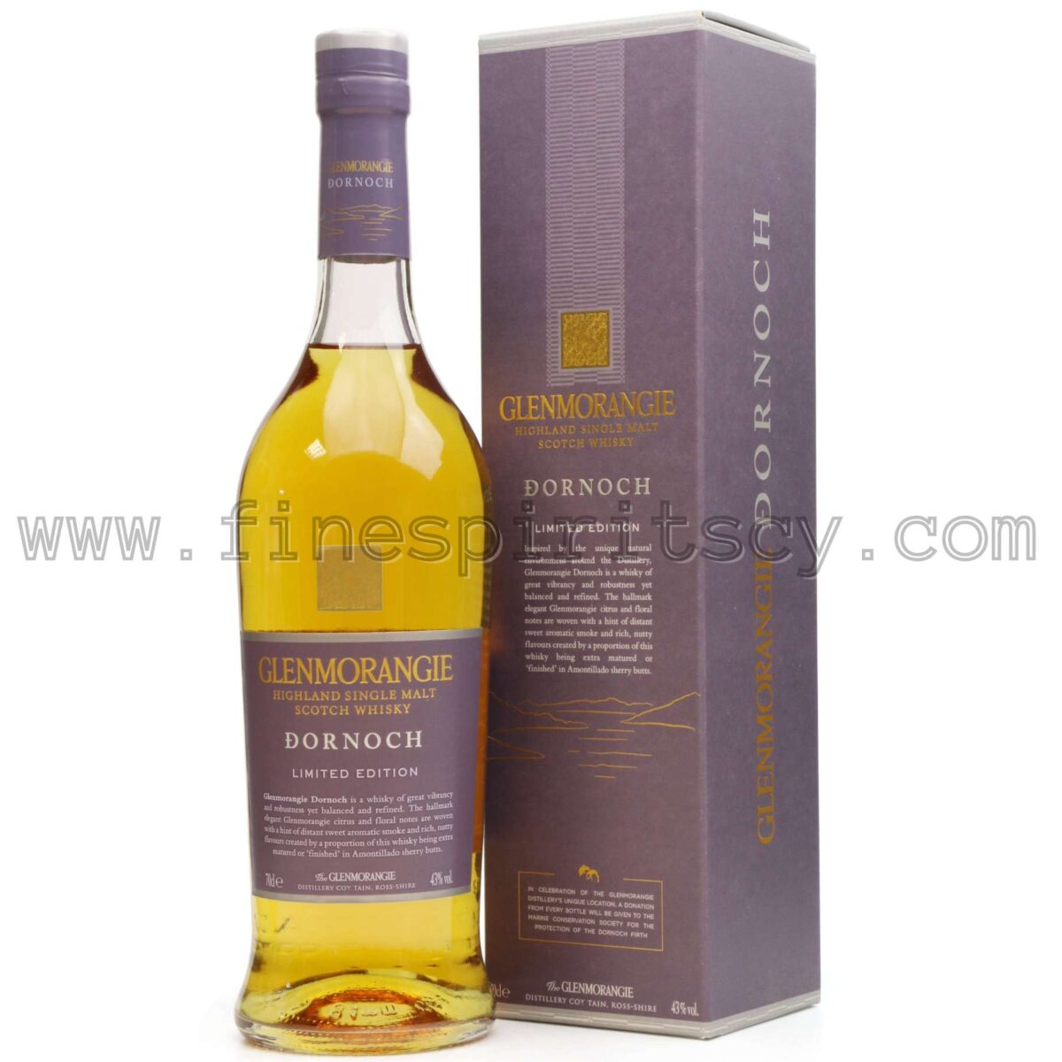 Glenmorangie Dornoch Limited Edition Whisky Online Cyprus CY 700ml 70cl 0.7L