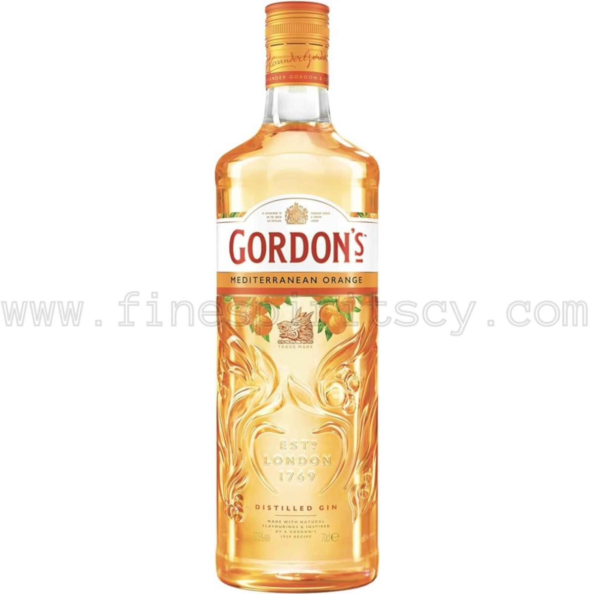Gordons Mediterranean Orange Gin 700ml 70cl 0.7L