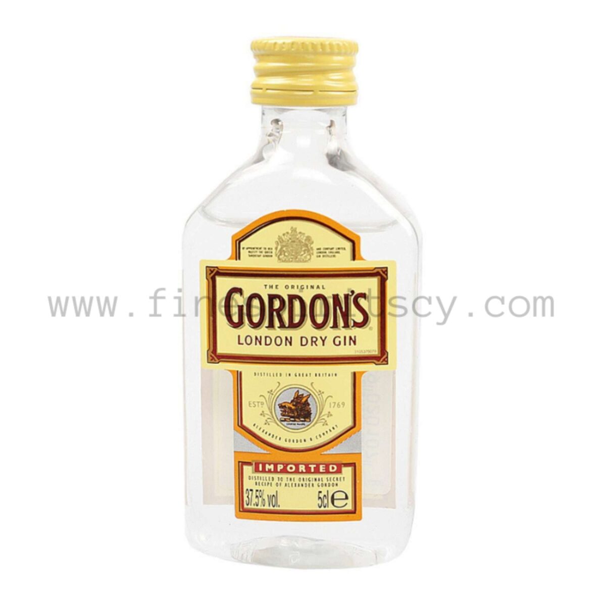 Gordon's Yellow London Dry Gin Cyprus Price Fine Spirits CY Order Online mini