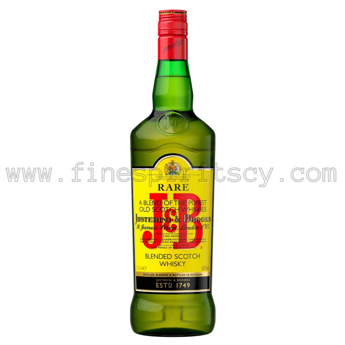 J&B Rare Scotch Scotland Whisky Price Online 100cl Cyprus Fine Spirits 1000ml 1L Liter Litre